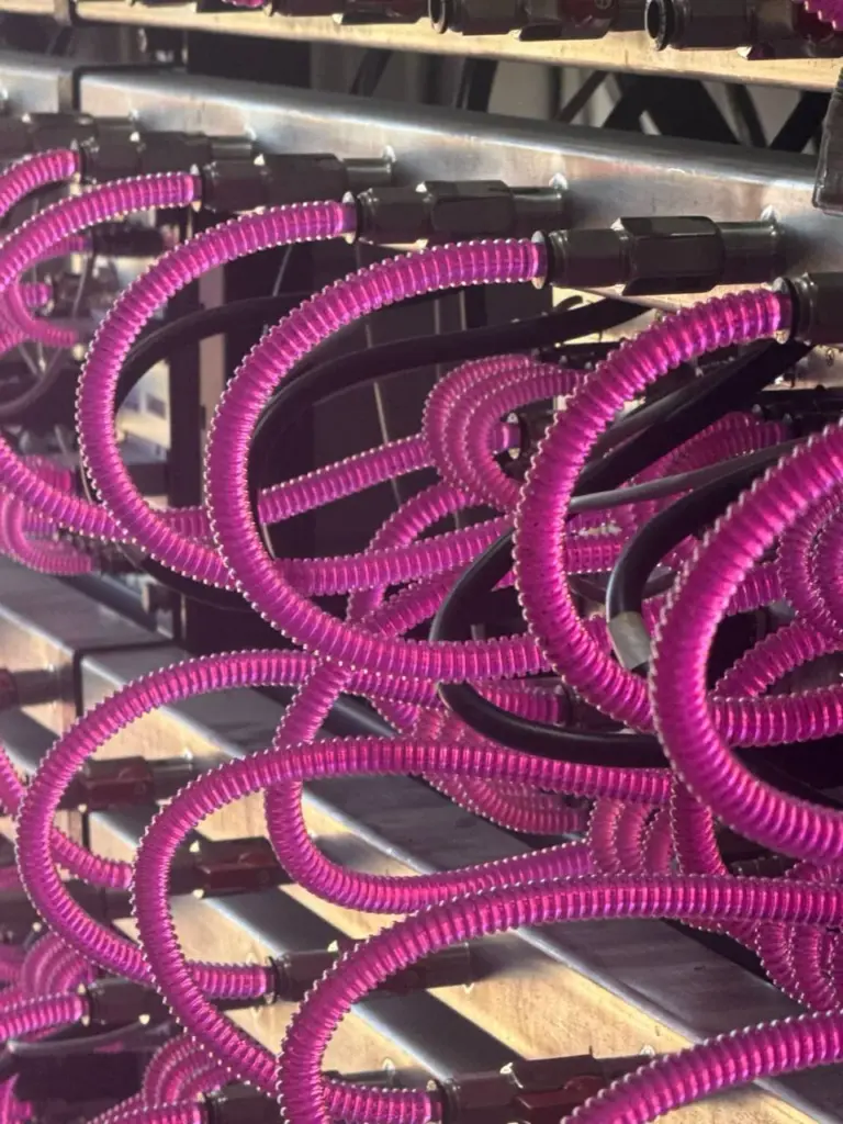 Hydro-Cooled Miner Rack